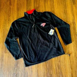 🚨SOLD🚨 NWT Vintage Red Wings Pro Edge Fleece Quarter Zip Pullover